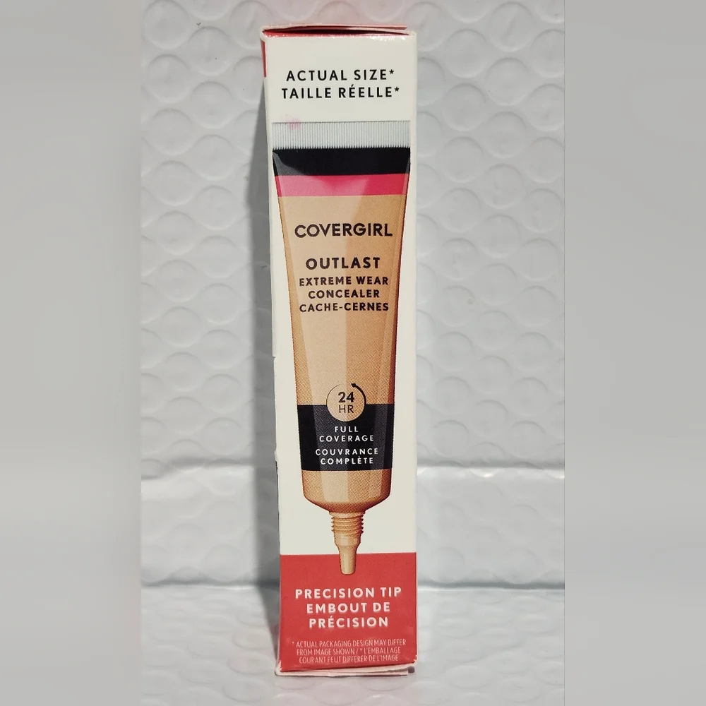 💋5/$25 COVERGIRL Outlast Extreme Wear Concealer - 805 Ivory